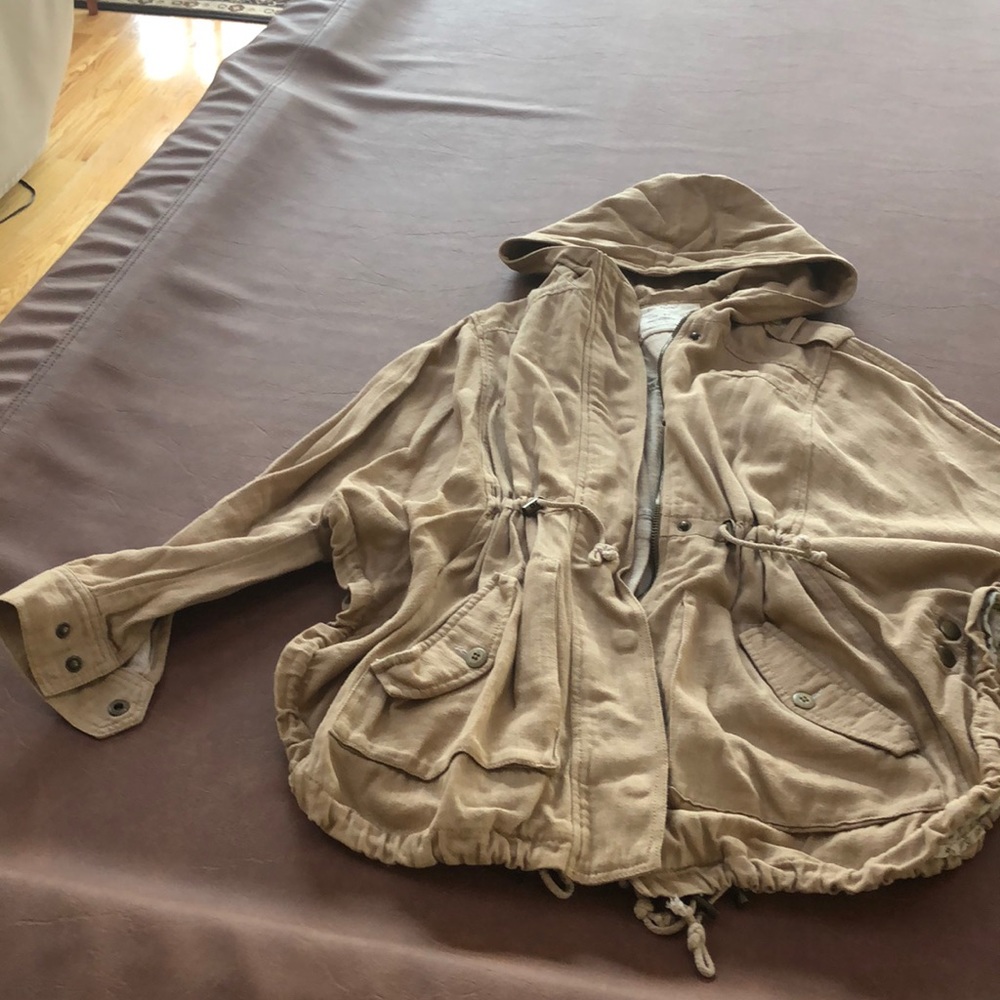 Burlap style Free People light jacket!